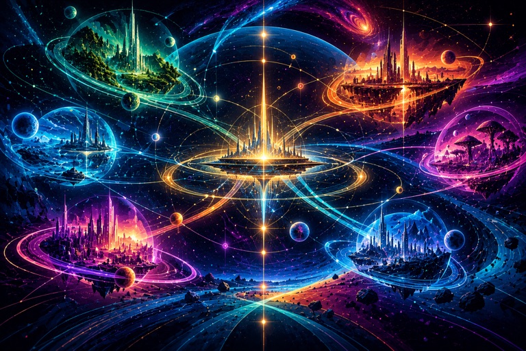 Founding Federation — a federation of orbiting worlds